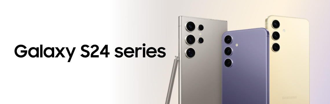 Banner Galaxy S24 series for desktop