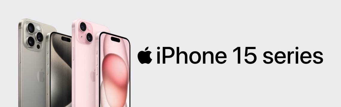 Banner iPhone 15 series for desktop
