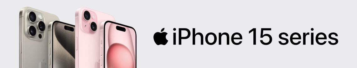 Banner iPhone 15 series for desktop